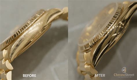 rolex edelstahl armband polieren|Rolex watch polishing models.